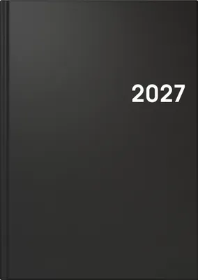 Produktbild von 2027 BRUNNEN Buchkalender A5 schwarz