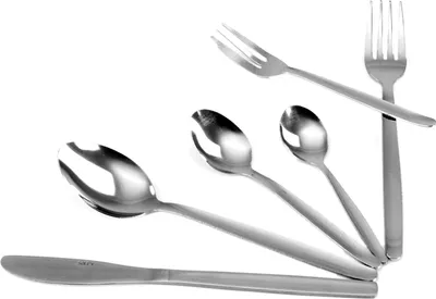 Produktbild von Solex TM 80 Kantinenbesteckset 144 teilig für 24 Personen inklusive Moccalöffel