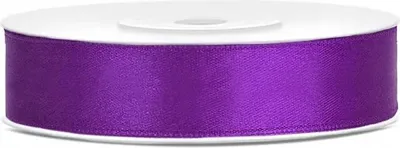 Obrázok produktu pre Wstążka satynowa 12 mm/25 m Purpurowa Party Deco