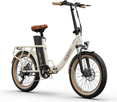 Produktbild von 20 Zoll Elektrofahrrad Pedelec,mit MINI Elektrische Luftpumpe E-Klapprad 17Ah,25km/h,E-Bike Klappräder Aluminiumlegierung Wasserdicht Citybike Weiss