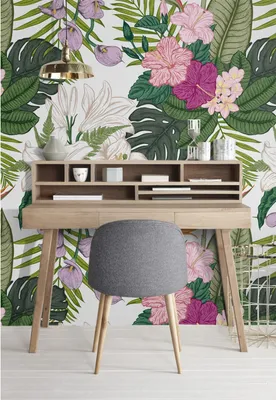 Produktbild von Coloray Fototapete 416x254 cm Latextapete Magicstick - Utensilien Blumenblumen.