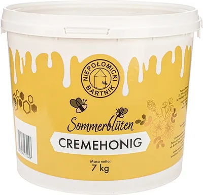 Produktbild von Sommerbluten Cremehonig 7kg Eimer Roh und Frisch Bienenhonig aus der Imkerei