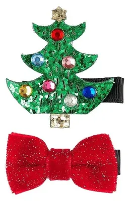 Productafbeelding van Set van 2 haarspeldjes met kerstmotieven, Souza!