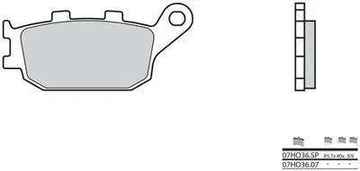Produktbild von BREMBO 07HO36SP Bremsbeläge Satz für YAMAHA MOTORCYCLES XSR für SUZUKI MOTORCYCLES GSR