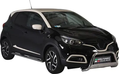 Zdjęcie produktu dla Progi boczne ze stali nierdzewnej do Renault Captur 2013-2017 srebrne