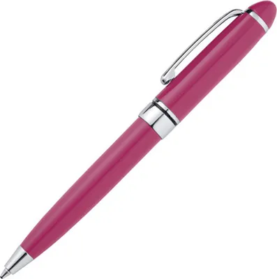 Produktbild von 10 Minikugelschreiber / aus Metall / Farbe: pink