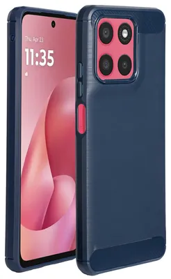Produktbild von imoshion Brushed Back Cover Motorola Moto G57 Power - Dunkelblau