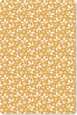 Produktbild von MuchoWow® Mauspad Mousepad Muster - Blätter - Blumen 18x27 cm - Mousepads - Maus Mat - Pad - Mausunterlage