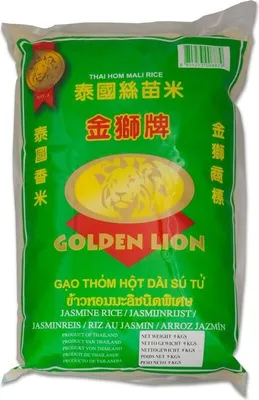Produktbild von Golden Lion Jasmin Duftreis 9kg | Reis Jasmin Thai Hom Mali Rice