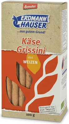 Immagine prodotto di Grissini al formaggio - Grano 100g