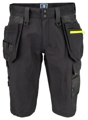 Productafbeelding van Projob - Werkbroek shorts voor heren, model ET1042 (52R) (zwart)