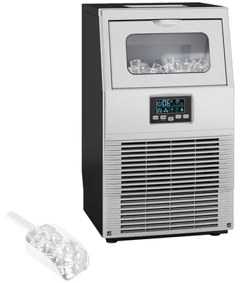 Produktbild von HOMCOM Kommerzielle Eiswürfelmaschine 30 kg/24 H Eismaschine Edelstahl