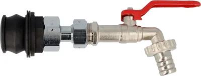 Produktbild von tecuro PUSH-IN Universal 1 Zoll Behälterverschraubung mit Zapfhahn  für Tanks