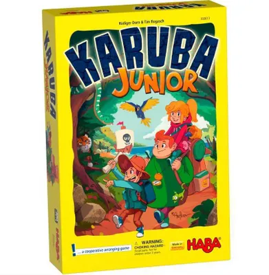 Produktbild von Haba Karuba Junior Kinderspiel – Kooperatives Legespiel für die jüngsten Spieler