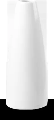 Produktbild von Churchill Super Vitrified Profil Weiße Profilvase 12,7 cm, 6 Stück, rund