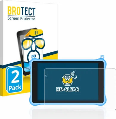 Produktbild von 2x Für Blackview Tab 5 Kids Schutzfolie BROTECT Displayschutz Display Schutz Folie Klar Transparent