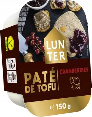 Produktbild von Tofupastete mit Preiselbeeren 150g Lunter