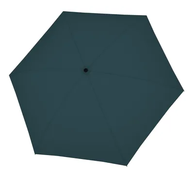 Produktbild von doppler Taschenregenschirm Regenschirm Fiber Micro Flat Uni Evergreen dunkelgrün