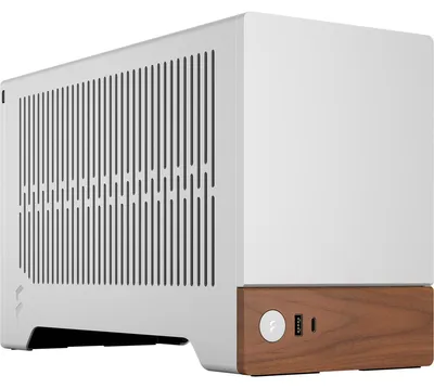 Produktbild von Fractal Design Terra , Small Form Factor (SFF), PC, Silber, Mini-ITX, Aluminium, Walnuss, Gaming