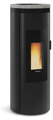Produktbild von 8kw holzpelletofen schwarz / stein Nordica extraflame AMIKAPIERRE