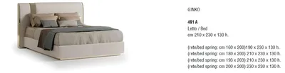 Produktbild von Doppelbett Doppel Bizzotto Möbel Neu Design Schlafzimmer Italienische Möbel Neu