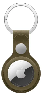 Imagen del producto de Apple MKG24ZM/A, Funda, color verde oliva, Apple, FineWoven, acero inoxidable, para AirTag, 29 g