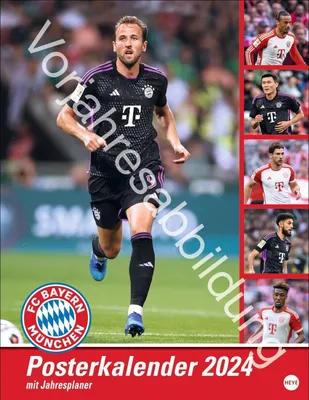 Produktbild von FC Bayern München Posterkalender 2025
