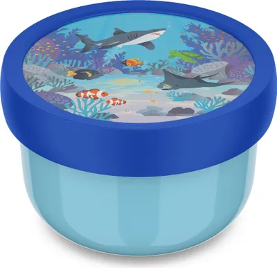Produktbild von Mepal - Obstbox Campus - Snackbox für Kinder - Spülmaschinen- und mikrowellenfest - BPA-frei - 300 ml - Tropical Ocean
