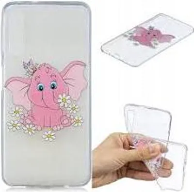 Obrázok produktu pre POUŽITIE: Kryt pre telefón Xiaomi Mi 9 SE. Materiál: Silikón. Farba: Farebný motív slona na zadnej strane