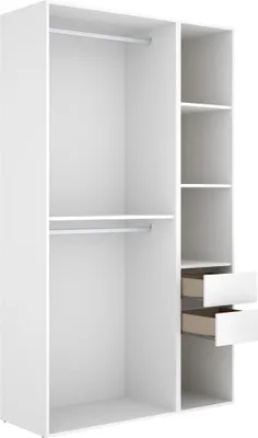Immagine prodotto di Fellowship - Guardaroba Grande, 45x205h cm Bianco, 4 Ripiani