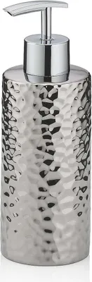 Produktbild von KELA Seifenspender Sterling Keramik silber glänzend 18,0cm 6,5cm 300,0ml KL-23782