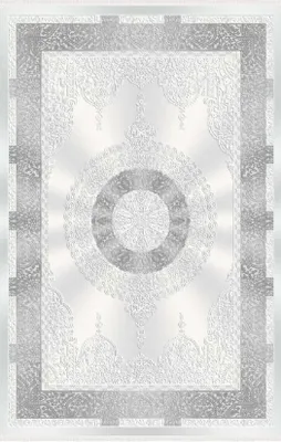 Produktbild von Teppich Kunstfaserteppich Ornament Wohnzimmer Arbeitszimmer Flur Grau