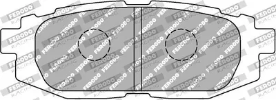 Produktbild von FERODO RACING Bremsbeläge Satz Bremsklötze für SUBARU FORESTER (SJ) FCP4187H