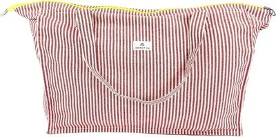 Immagine prodotto di Grande borsa da spiaggia in materiale resistente, nera, 78 x 41 x 23 cm, 50 litri