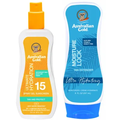 Produktbild von Australisches Goldspraygel mit SPF15 -Filter + Feuchtigkeitsschloss 237 ml