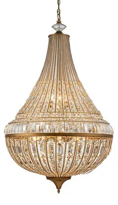 Produktbild von Kronleuchter Colosseo, 135 cm - Goldfarben - Glas