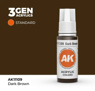 Produktbild von AK Interactive 3GEN Dark Brown 17ml