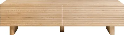 Produktbild von RTV 2-türiger Schrank aus MDF - 180 cm - Natur - LUDIMA