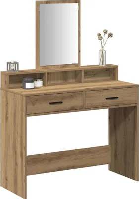 Obrázek produktu pro vidaXL Artisan dubový toaletní stolek 100 x 41 x 140 cm materiál na bázi dřeva