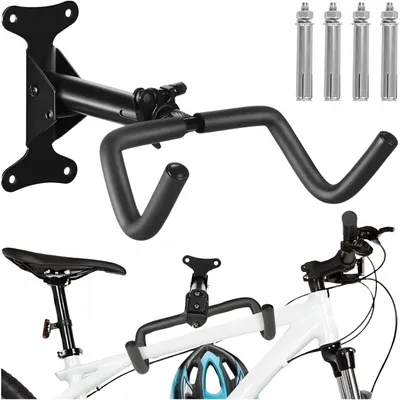 Produktbild von Fahrrad-Wandhalterung Klappbar & Verstellbar – Schwerlast-Fahrradhalter bis 40kg – Wandaufhängung für Garage & Keller