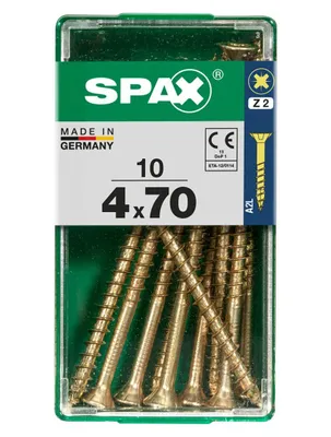 Produktbild von Spax Universalschrauben 4.0 x 70 mm PZ 2 - 10 Stk.
