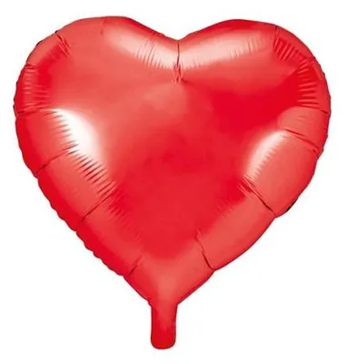 Zdjęcie produktu dla Balon foliowy Serce, 45cm, czerwony 1szt