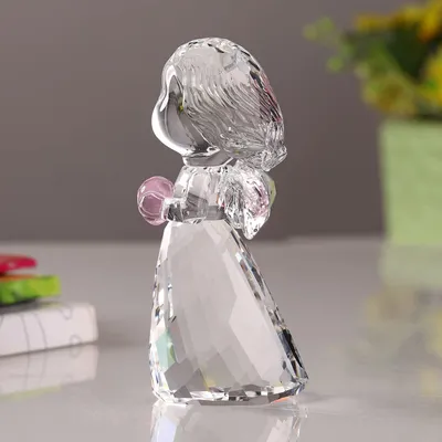 Obrázek produktu pro Figurka anděla z krystalu jako dekorativní ornament