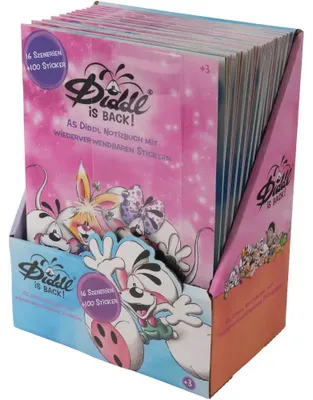 Produktbild von Diddl Notizbuch mit wiederverwendbaren Stickern, A5
