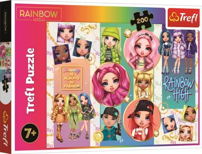 Zdjęcie produktu dla Puzzle 200 Przyjaźń Rainbow High 13289