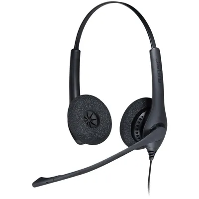 Productafbeelding van Jabra Biz 1500 Duo QD - Hoofdtelefoon - Hoofdband - Kantoor/callcenter - Zwart - Binaural - 0,95 m