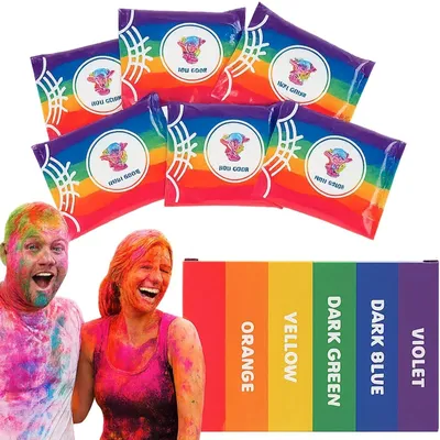 Produktbild von 6X Holi Powder Festival of Colors Farben