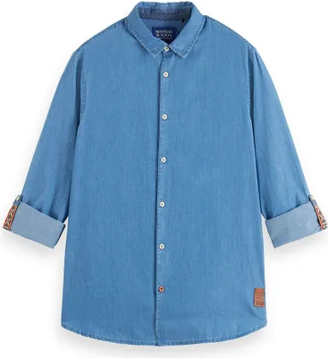 Produktbild von Scotch & Soda 178438 Langarmhemd Blau S Mann Blau S