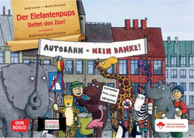 Image de Der Elefantenpups. Rettet den Zoo! Kamishibai Bildkartenset