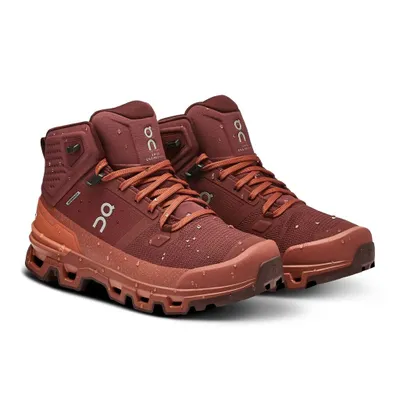Immagine prodotto di Scarpe da donna ON Cloudrock 2 Waterproof, taglie: 37.5, 38, 38.5, 39, 40, 40.5, 41, 42, 42.5. Colore: Beet/Auburn, codice prodotto: ON-63WWP. Taglia: 37.5
